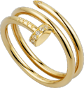 Juste un Clou ring Yellow gold, diamonds