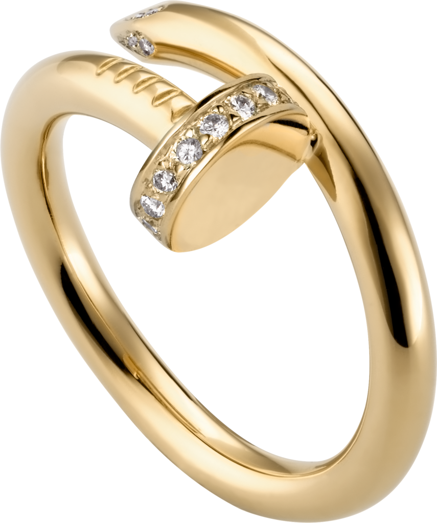 Juste un Clou ringYellow gold, diamonds