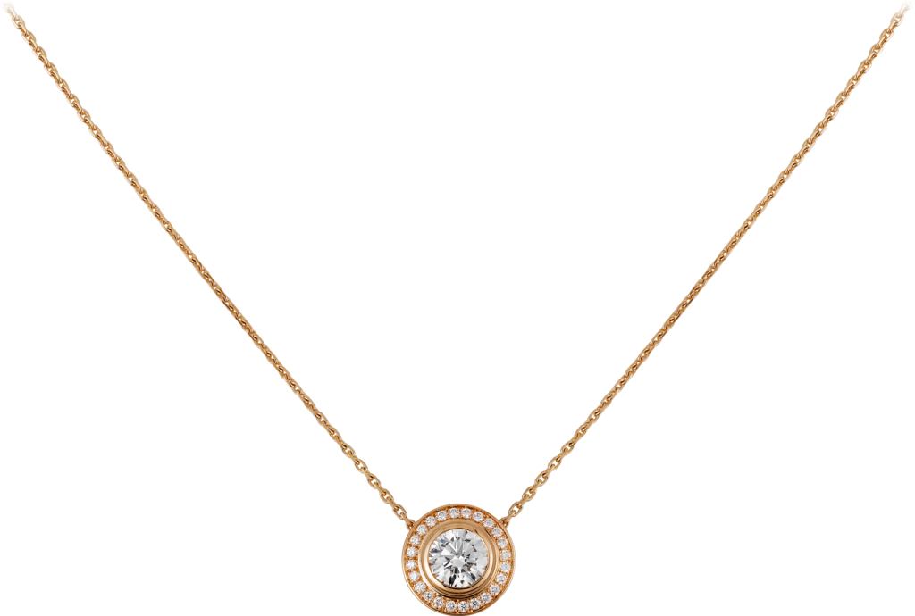 Cartier d'Amour necklaceRose gold, diamonds