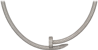 Juste un Clou necklace White gold, diamonds