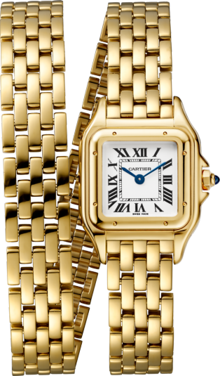 Panthère de Cartier watch Small model, quartz movement, yellow gold