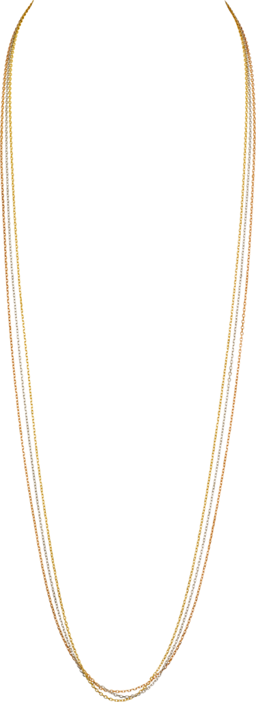 Trinity necklaceWhite gold, yellow gold, rose gold