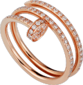 Juste un Clou ring Rose gold, diamonds