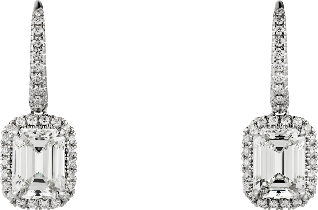 Cartier Destinée earringsPlatinum, diamonds