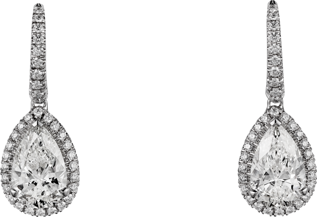 Cartier Destinée earringsPlatinum, diamonds