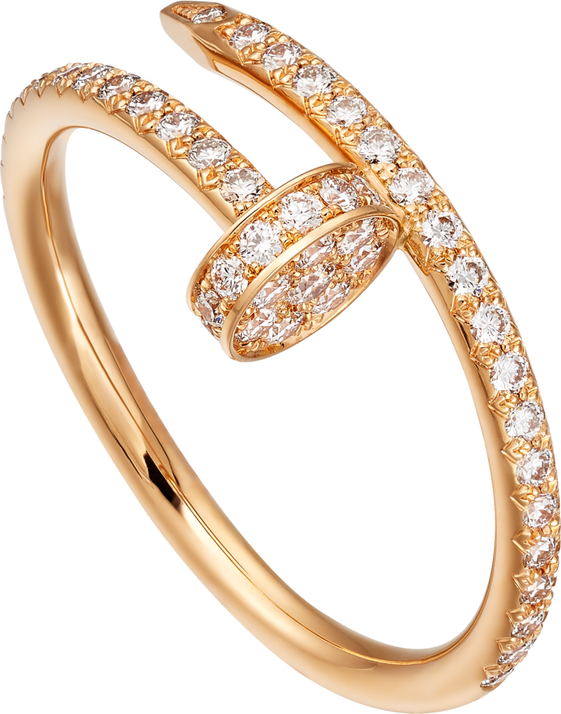 Juste un Clou ringRose gold, diamonds