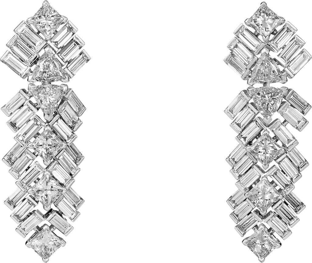 Reflection de Cartier earringsWhite gold, diamonds