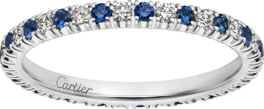 Étincelle de Cartier wedding ringPlatinum, sapphires, diamonds