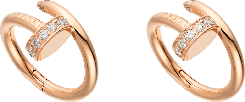 Juste un Clou cufflinksRose gold, diamond