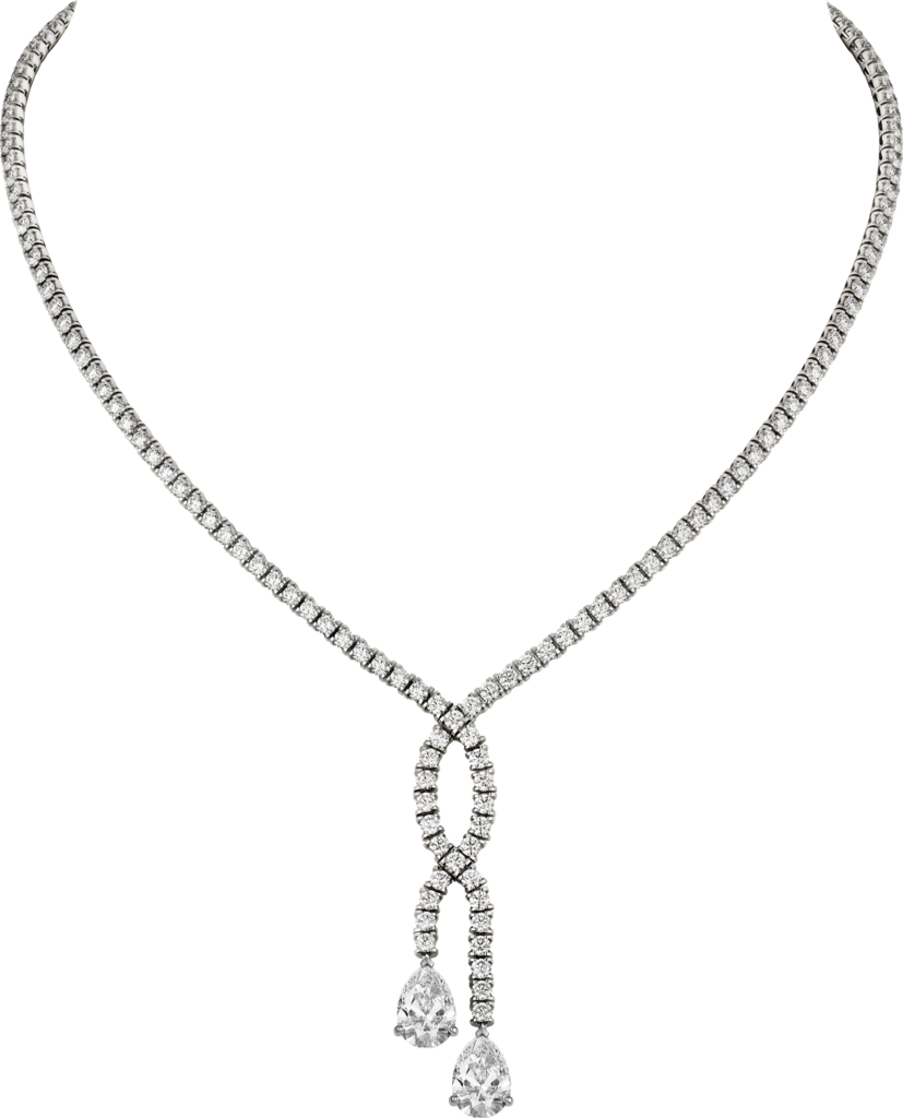 High Jewellery necklaceWhite gold, diamonds