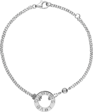 <span class='lovefont'>A </span> bracelet White gold, diamonds