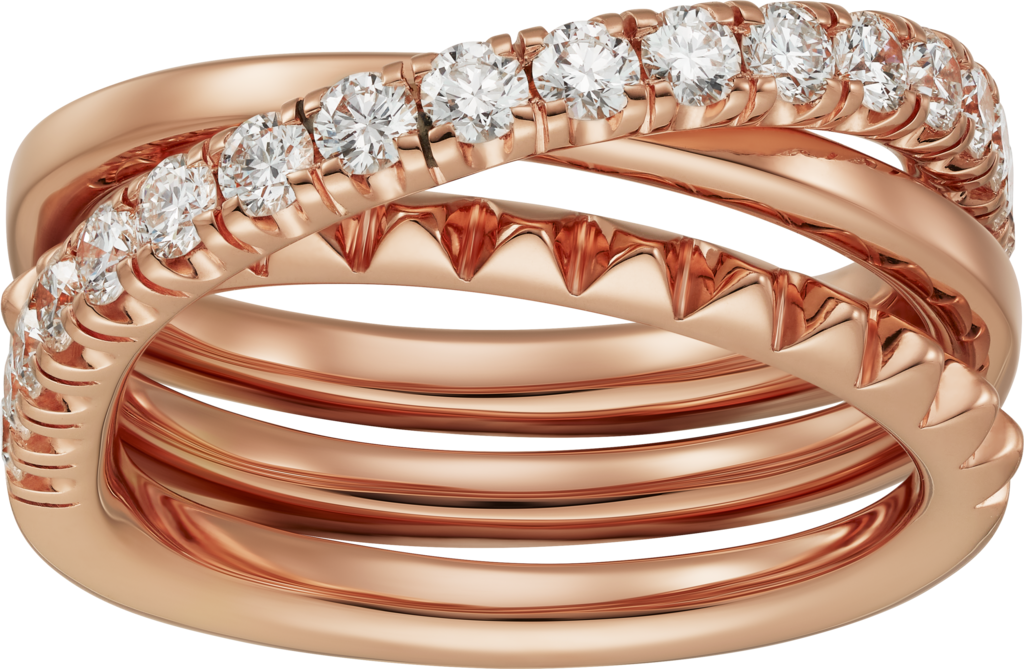 Etincelle de Cartier ringRose gold, diamonds