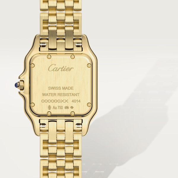 Panthère de Cartier watch Small model, quartz movement, yellow gold