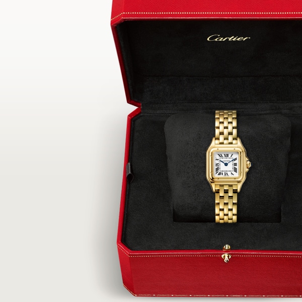 Panthère de Cartier watch Small model, quartz movement, yellow gold