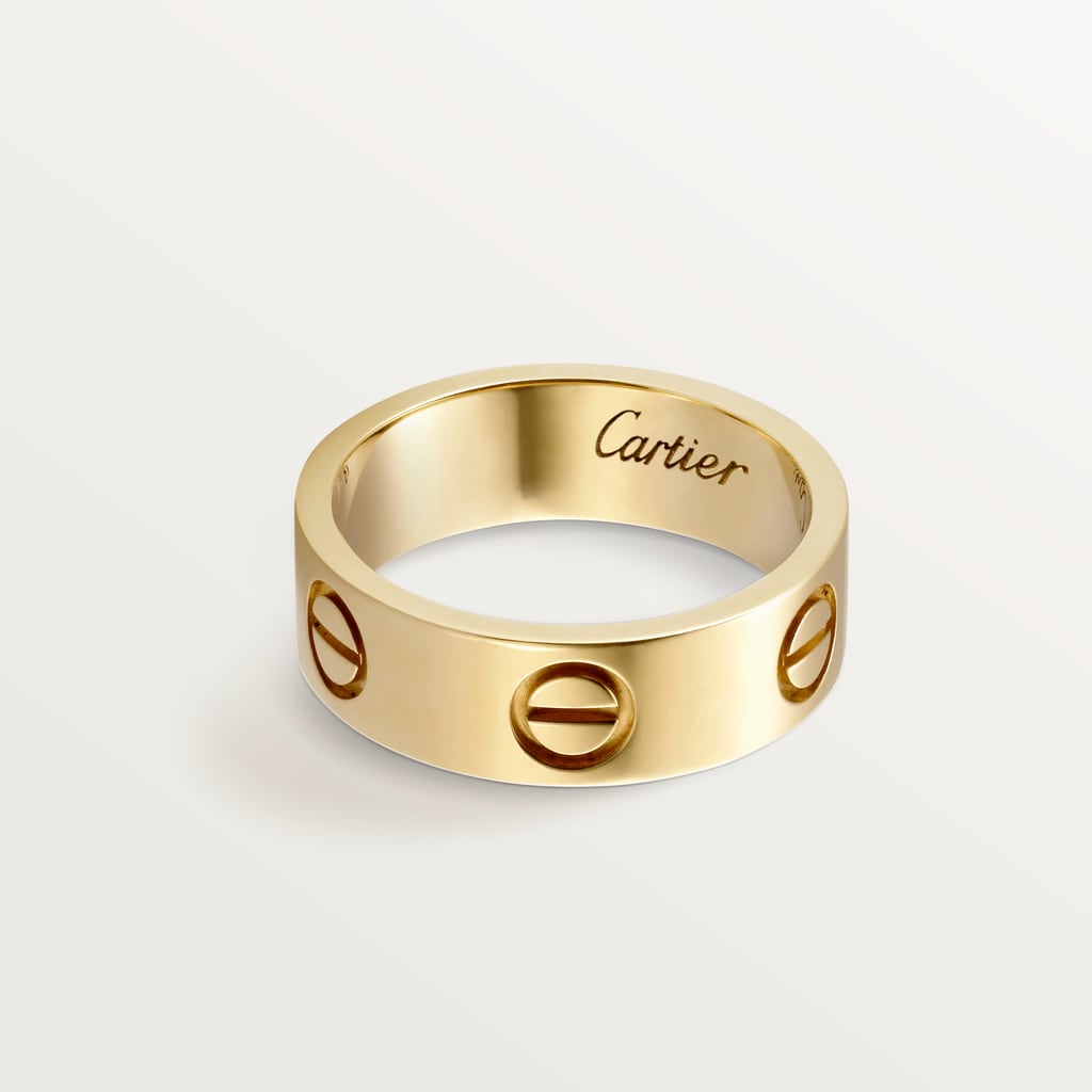 Love ring, classic model Yellow gold