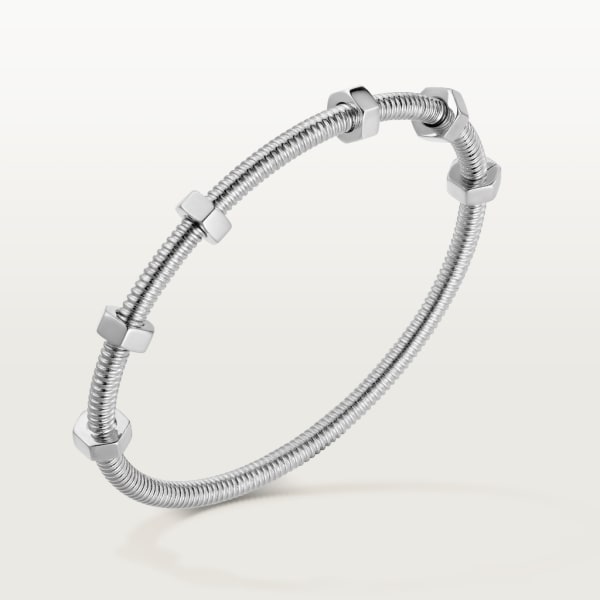 Ecrou de Cartier bracelet Rhodium-finish white gold