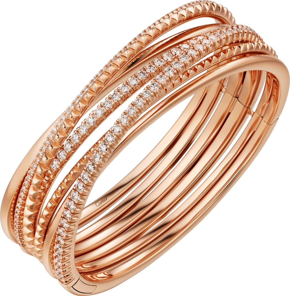 Etincelle de Cartier braceletRose gold, diamonds