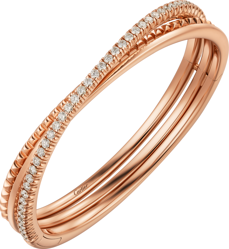 Etincelle de Cartier braceletRose gold, diamonds