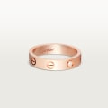 <span class='lovefont'>A </span> ring, small model, 1 diamond Rose gold, diamond