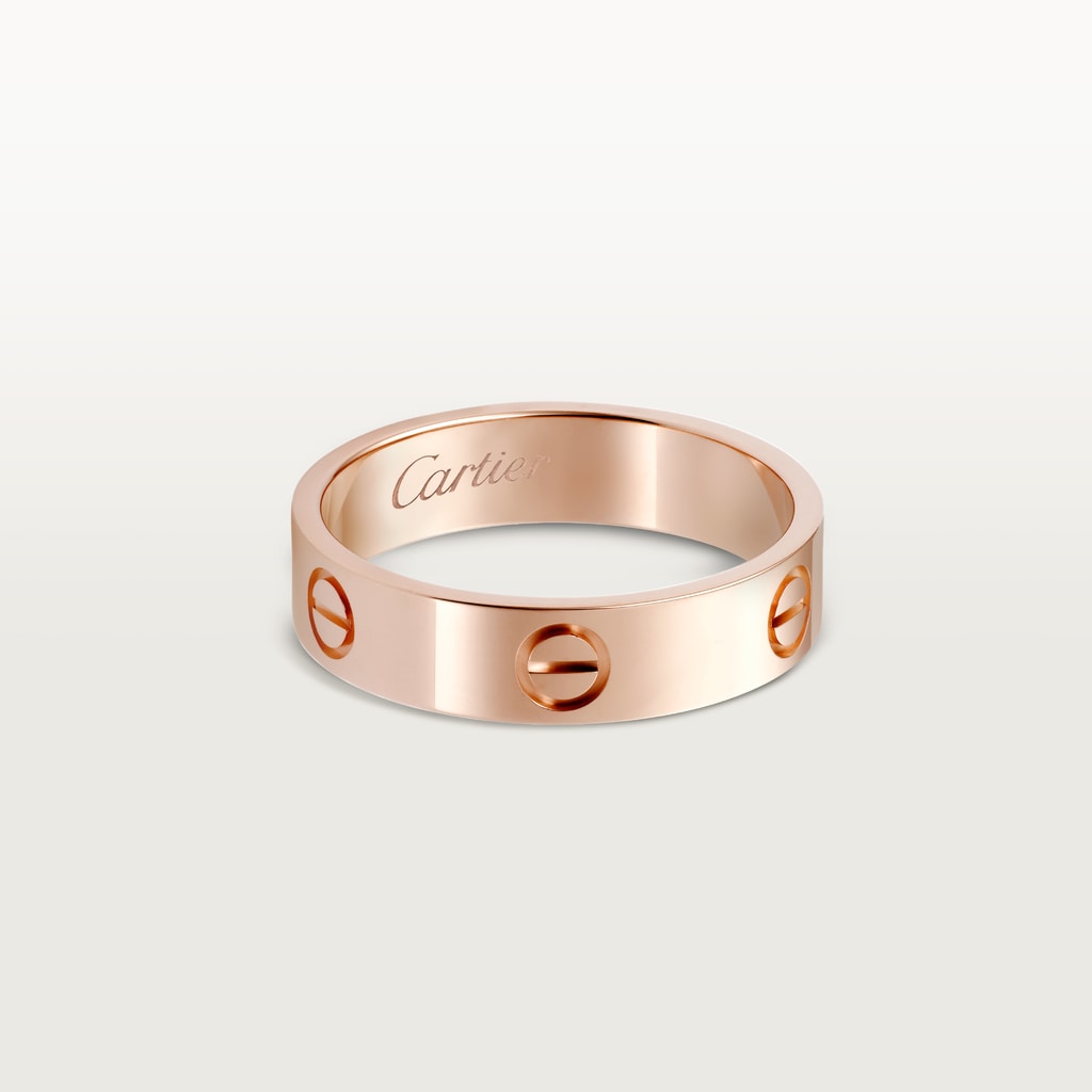 Love ring, classic model Rose gold