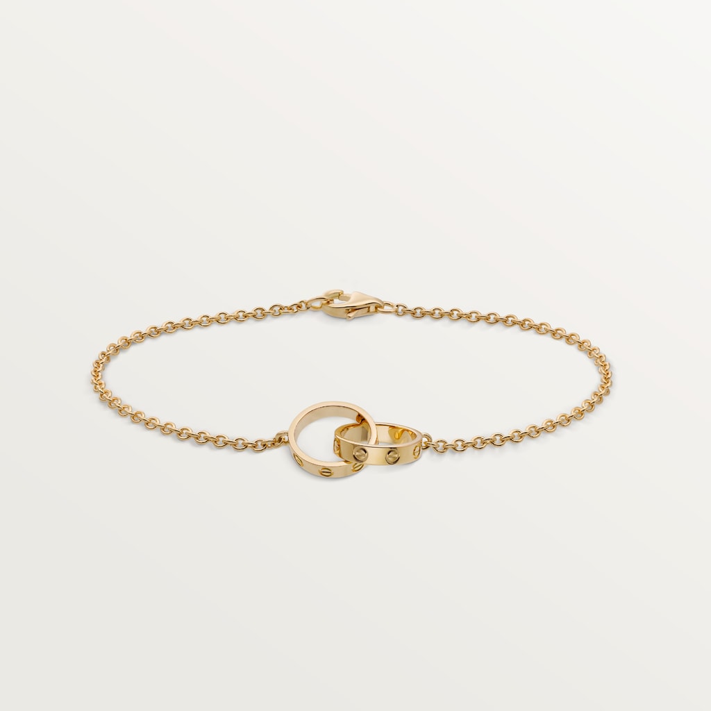 Love bracelet, on chainYellow gold