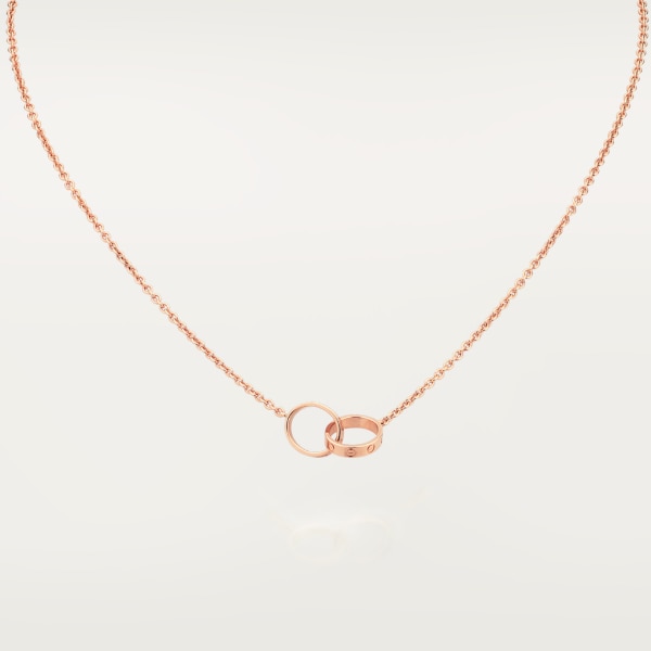 Love necklace Rose gold