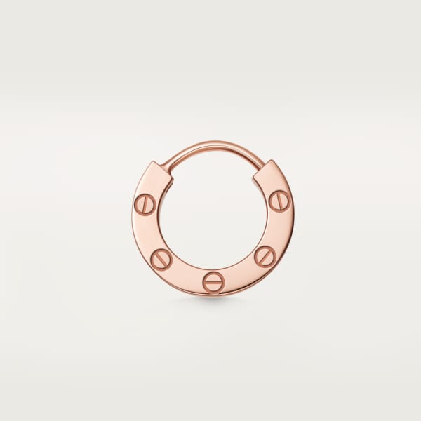 Love single earring Rose gold