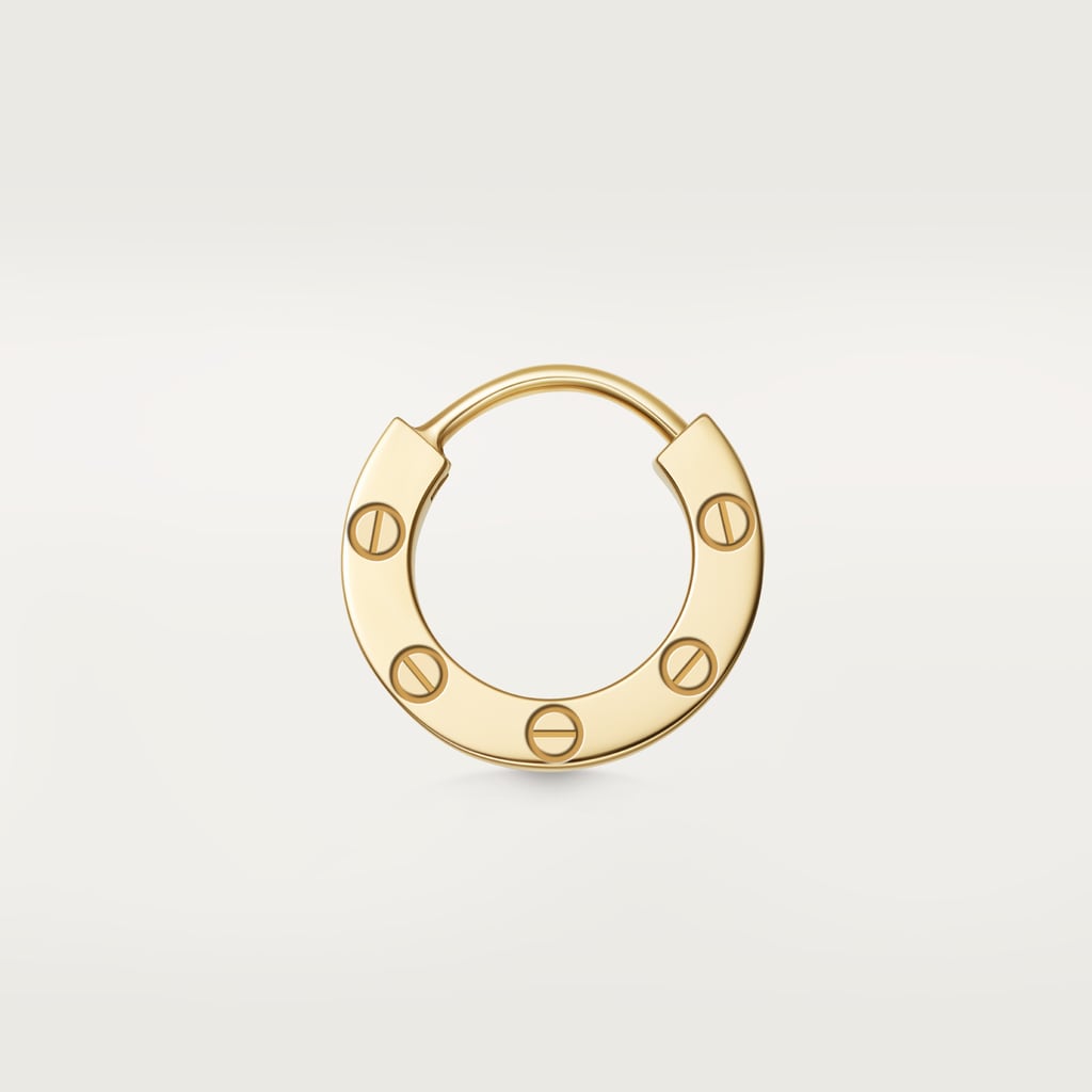 Love single earringYellow gold