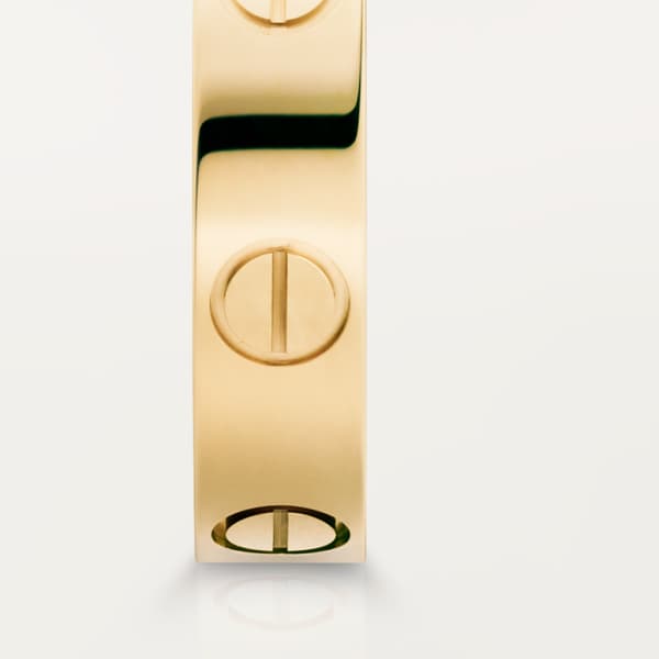 Love wedding band Yellow gold