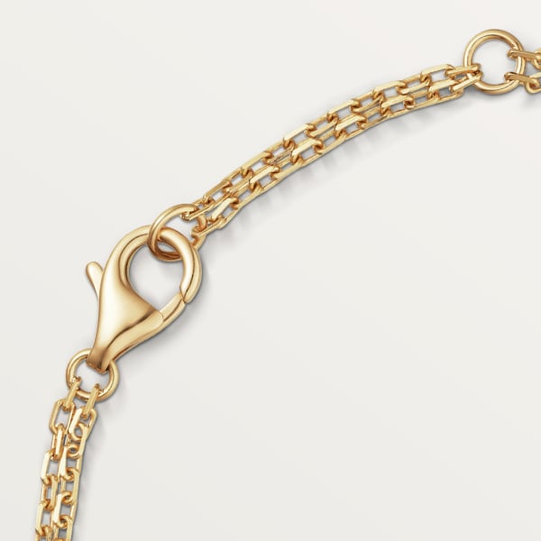 Love bracelet Yellow gold, diamonds