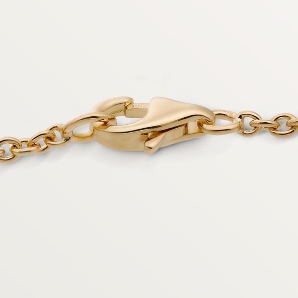 Love bracelet, on chain Yellow gold