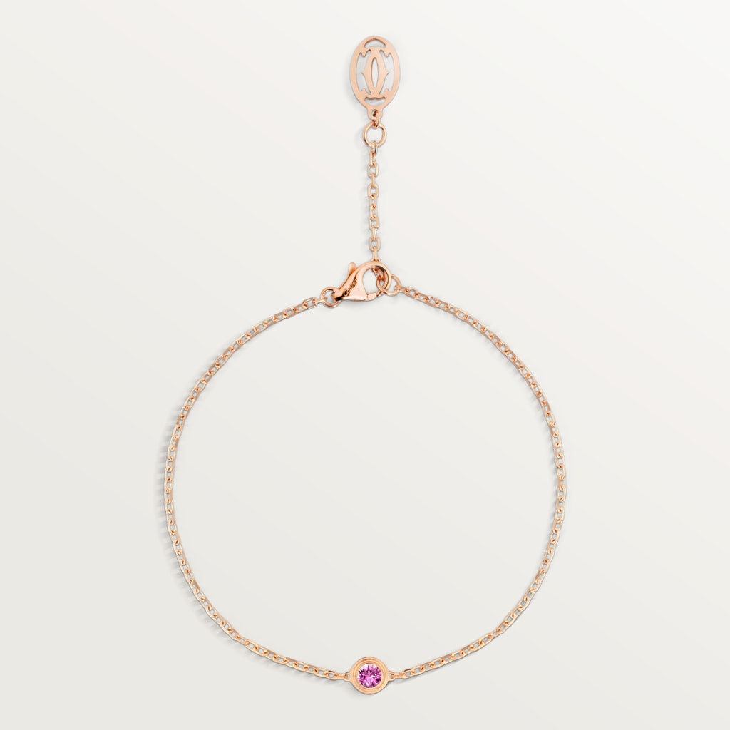 Cartier d'Amour braceletRose gold, pink sapphire