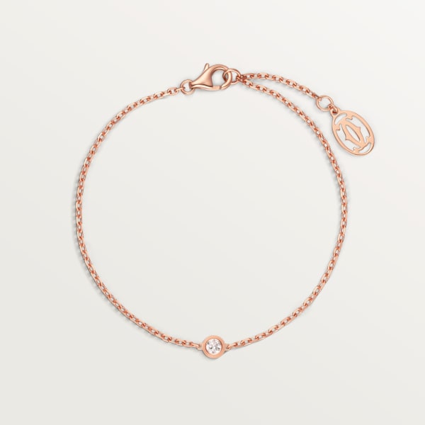 Cartier d'Amour bracelet XS Rose gold, diamond