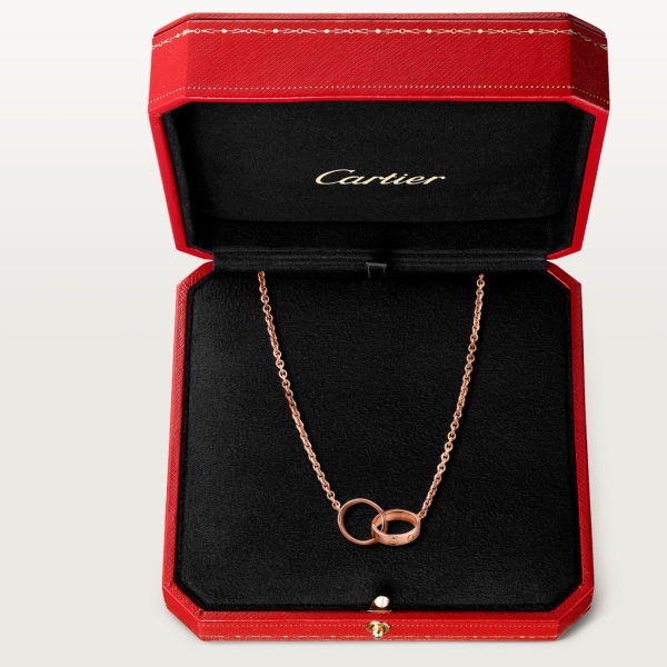 Love necklace Rose gold