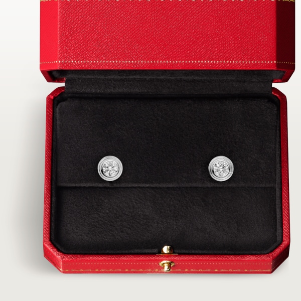 Cartier d’Amour earrings, small Model White gold, diamonds