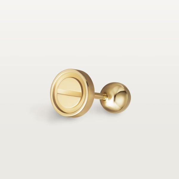 Love single earring Yellow gold