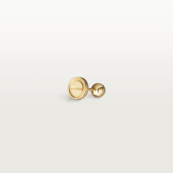 Love single earring Yellow gold