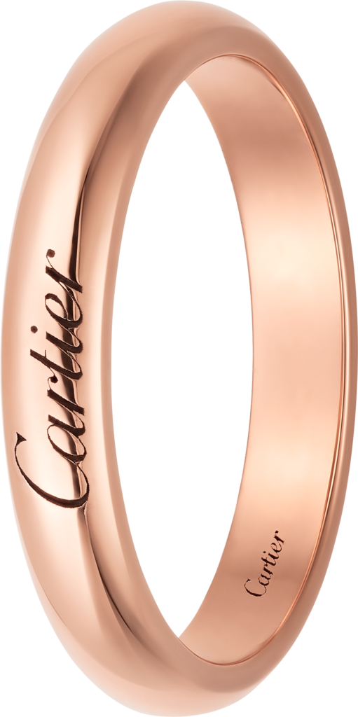 C de Cartier wedding ringRose gold