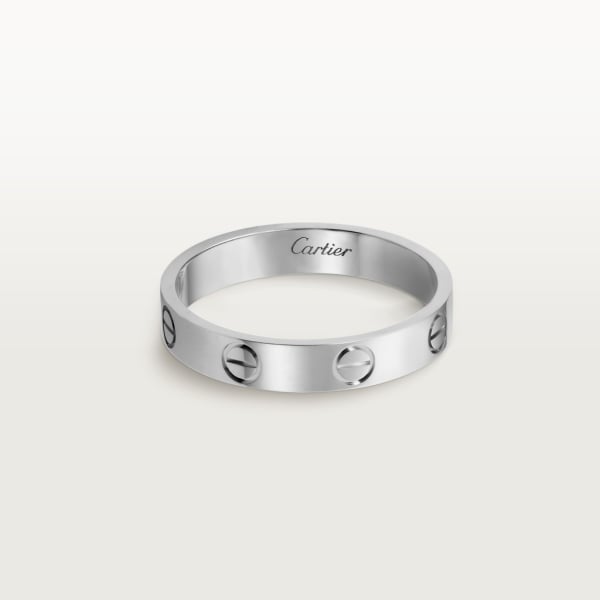 Love wedding band Platinum