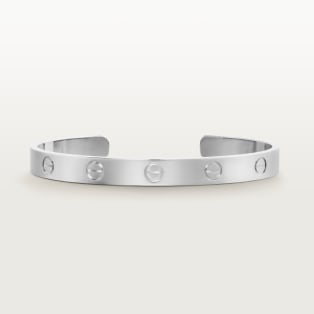 <span class='lovefont'>A </span> bracelet, open, classic model White gold