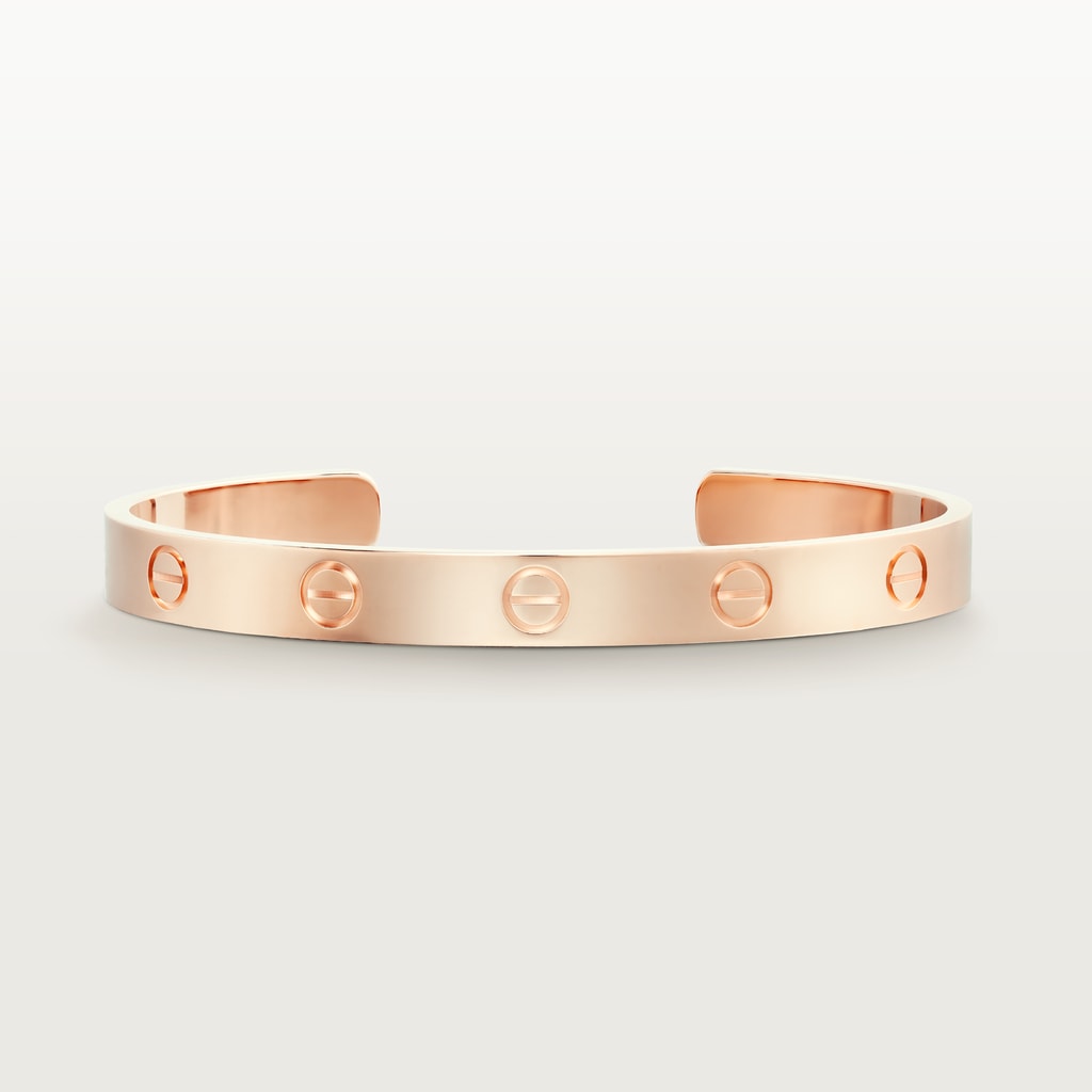 Love bracelet, open, classic modelRose gold