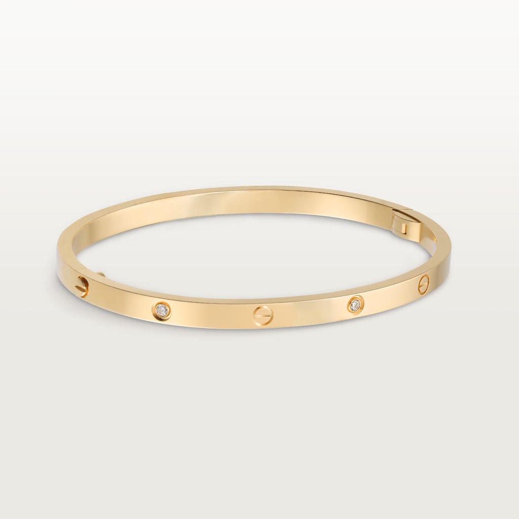 Love bracelet, small model, 6 diamondsYellow gold, diamonds