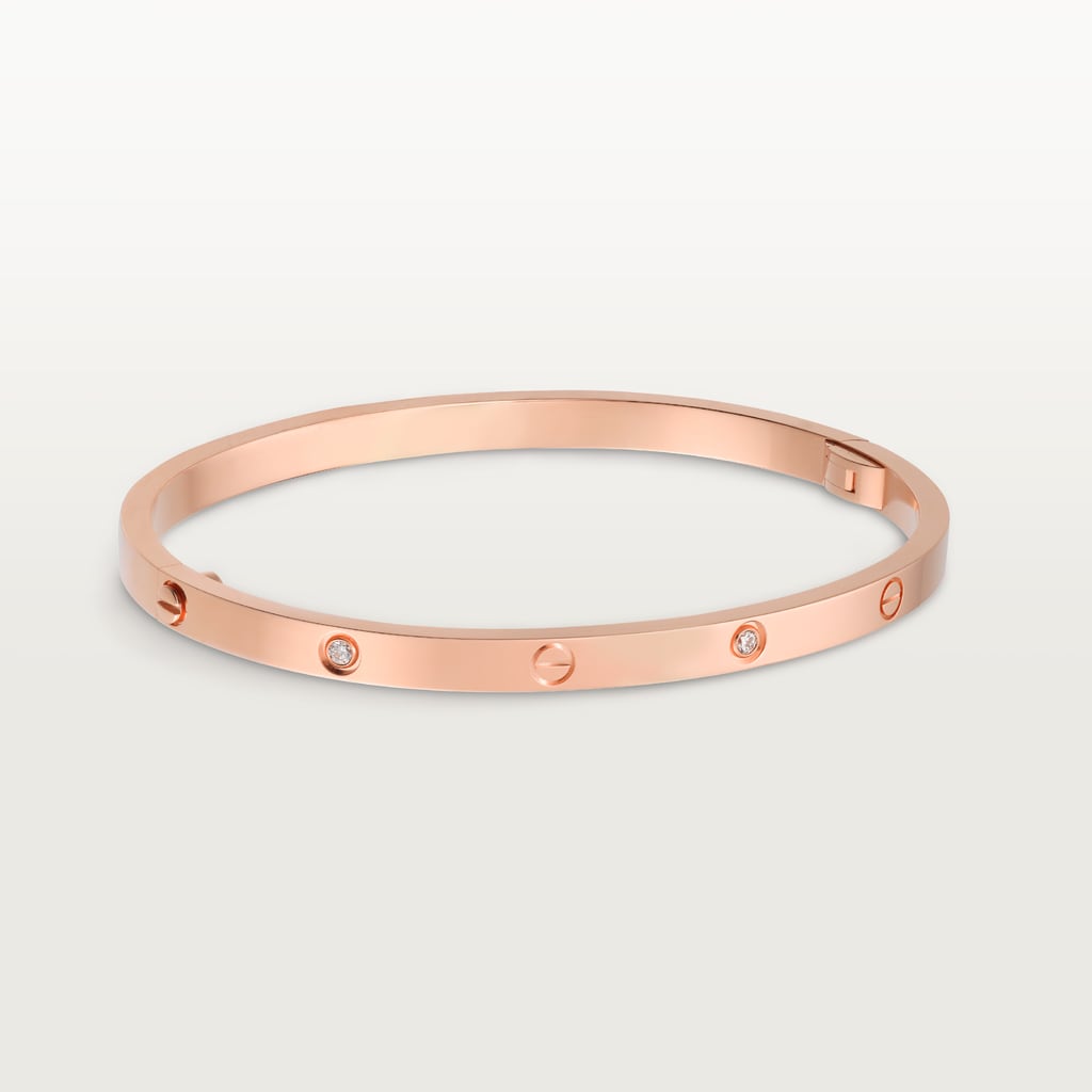 Love bracelet, small model, 6 diamondsRose gold, diamonds