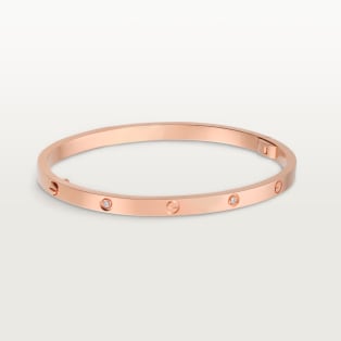 <span class='lovefont'>LOVE</span> bracelet, small model, 6 diamonds