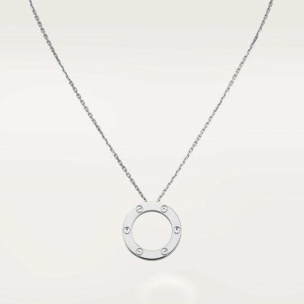 Love pendant White gold