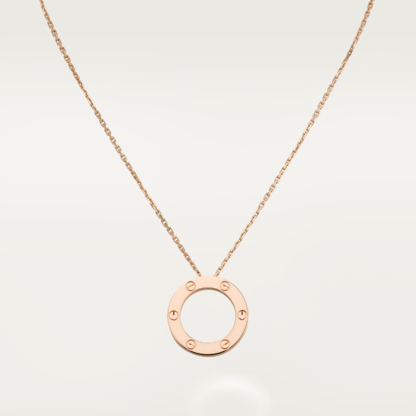 Love necklace Rose gold