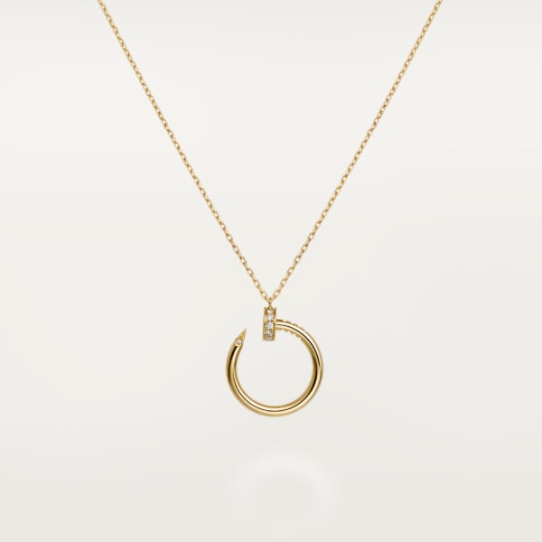 Juste un Clou necklace, diamonds Yellow gold, diamonds