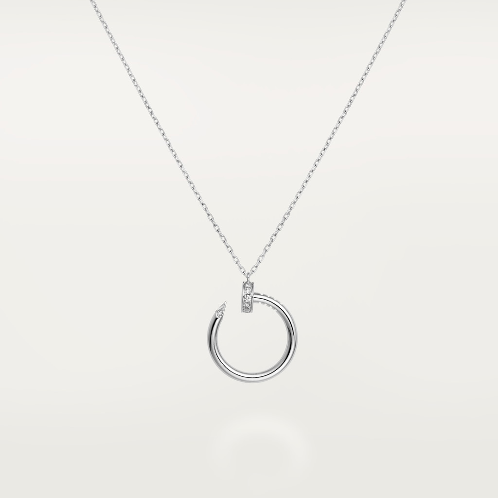 Juste un Clou necklace, diamondsWhite gold, diamonds