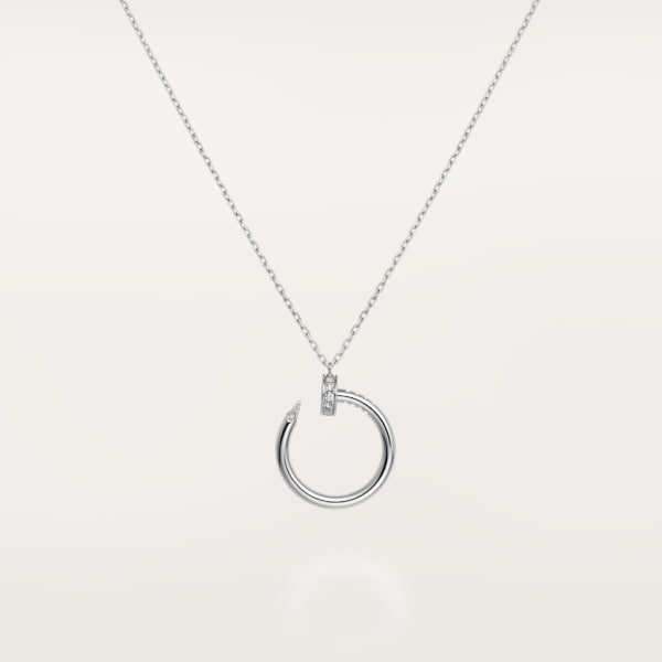 Juste un Clou necklace, diamonds White gold, diamonds