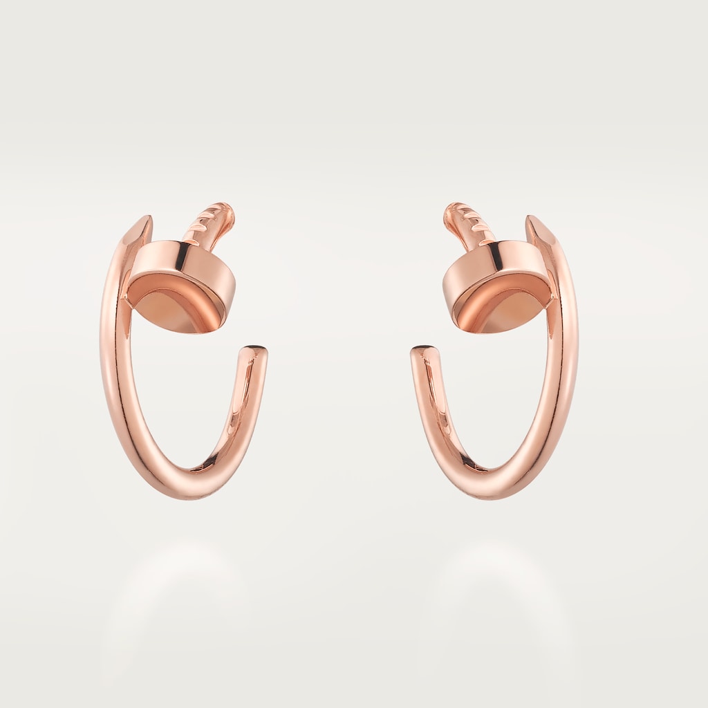 Juste un Clou hoop earrings, small modelRose gold